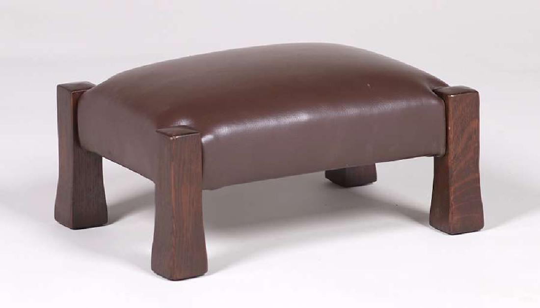 L&JG Stickley Onondaga Shop Footstool c1902-1904 (1 of 1)