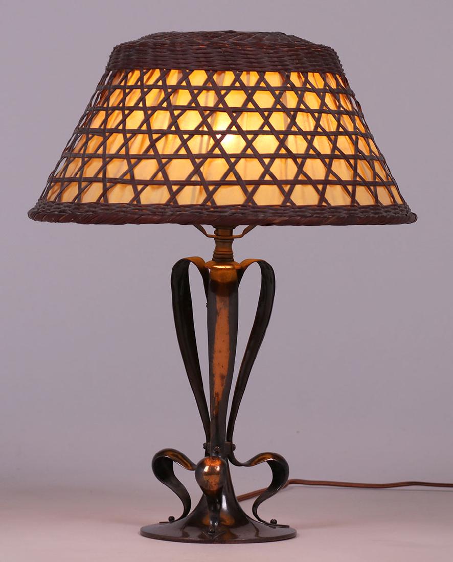 W.A.S. Benson Copper Lamp c1900-1905 (1 of 4)