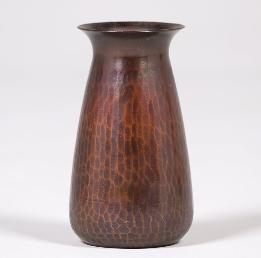 Roycroft Hammered Copper Flared Vase (1 of 3)