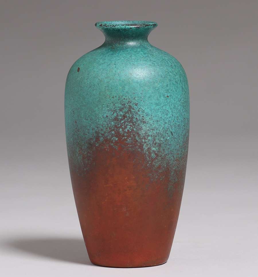 Clewell Copper-Clad Pottery Vase #351 (1 of 3)