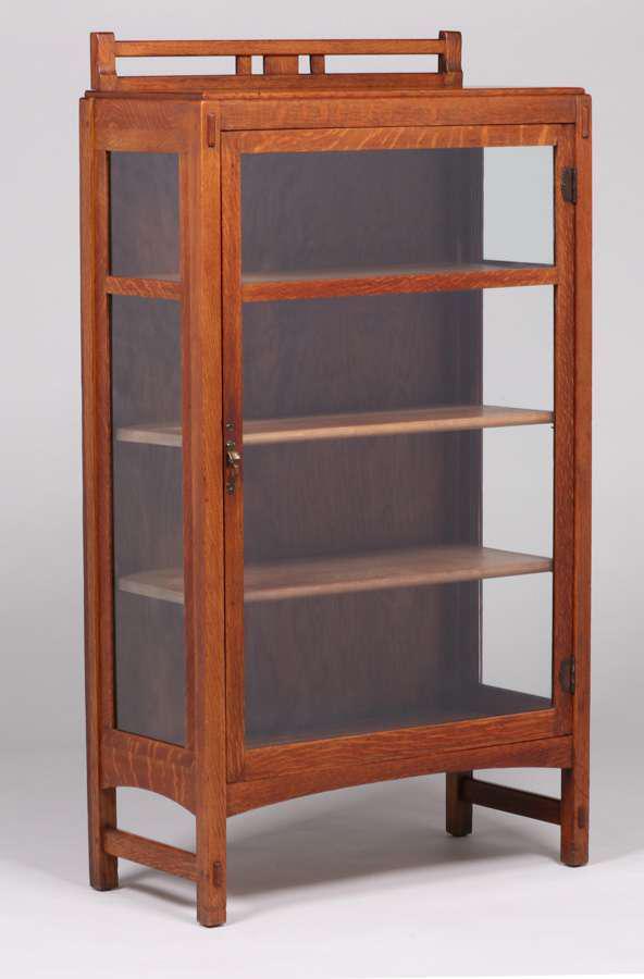 Limbert One-Door China Cabinet c1910 (1 of 3)