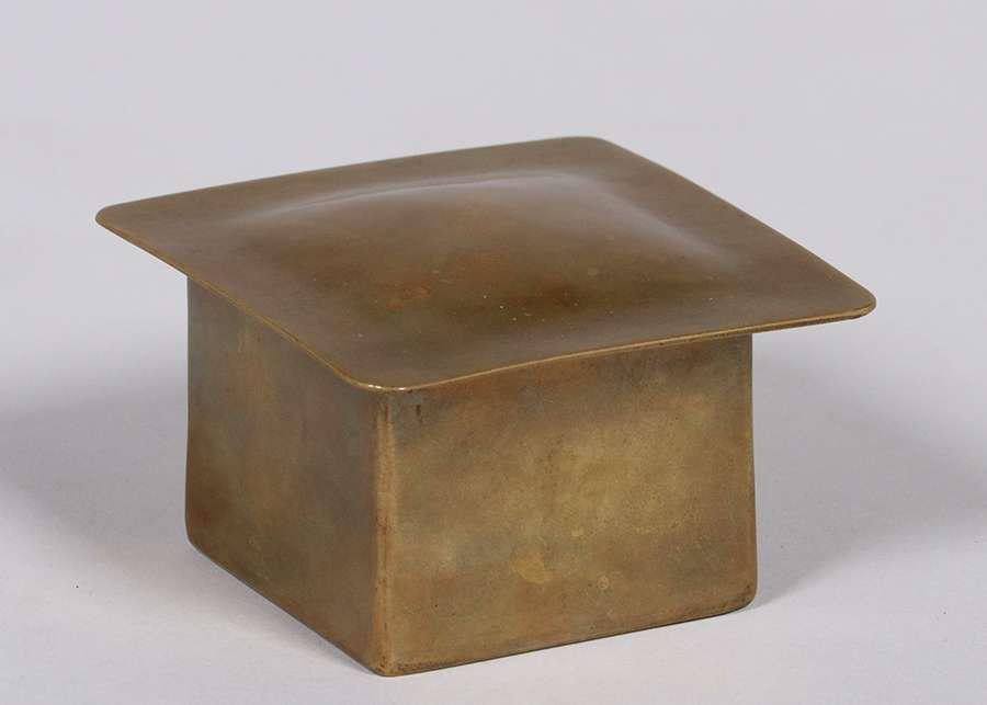 Dirk van Erp Hammered Brass Inkwell c1913-1914 (1 of 4)