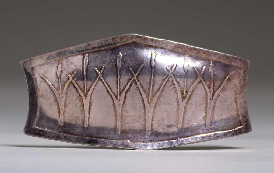 Large Forest Craft Guild Silver-Plated Acid-Etched (1 of 1)