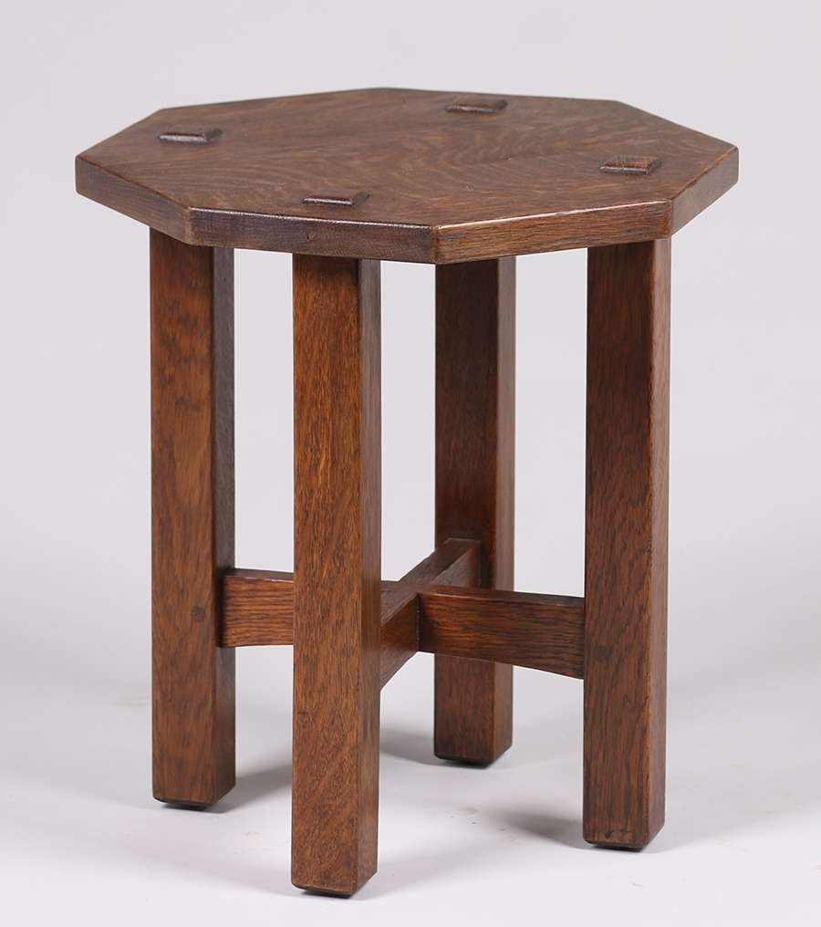 L&JG Stickley #558 Taboret (1 of 3)