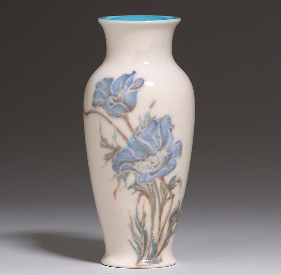 Rookwood 1945 Jeweled Porcelain Vase Margaret McDonald (1 of 3)