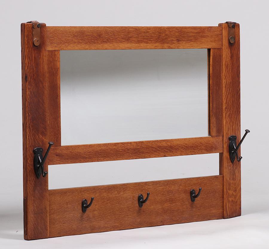 Stickley Brothers Hall Mirror c1910 (1 of 4)
