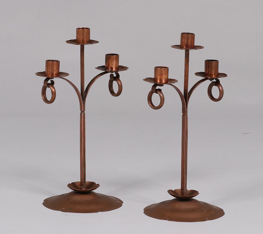 Armen Hairenian Pair Candelabras c1960s (1 of 1)