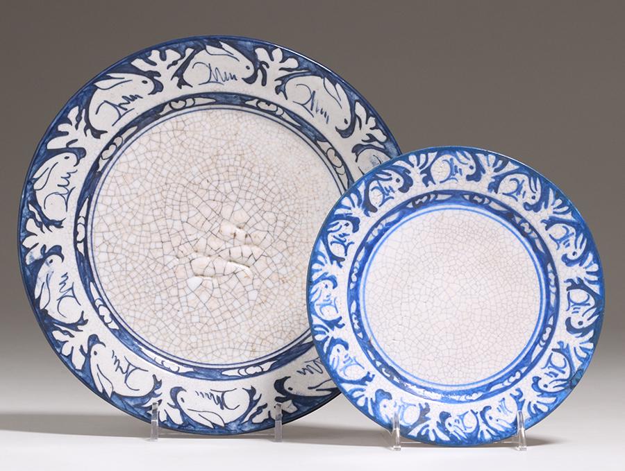 2 Dedham Rabbit Plates (1 of 3)