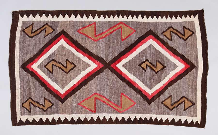 Navajo Crystal Rug c1920s (1 of 2)