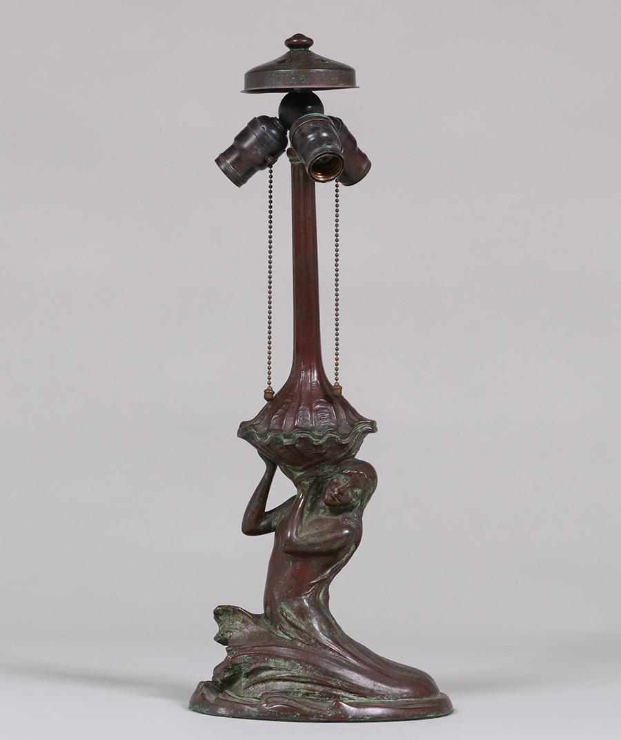 Handel Maiden Lamp Base c1910 (1 of 5)