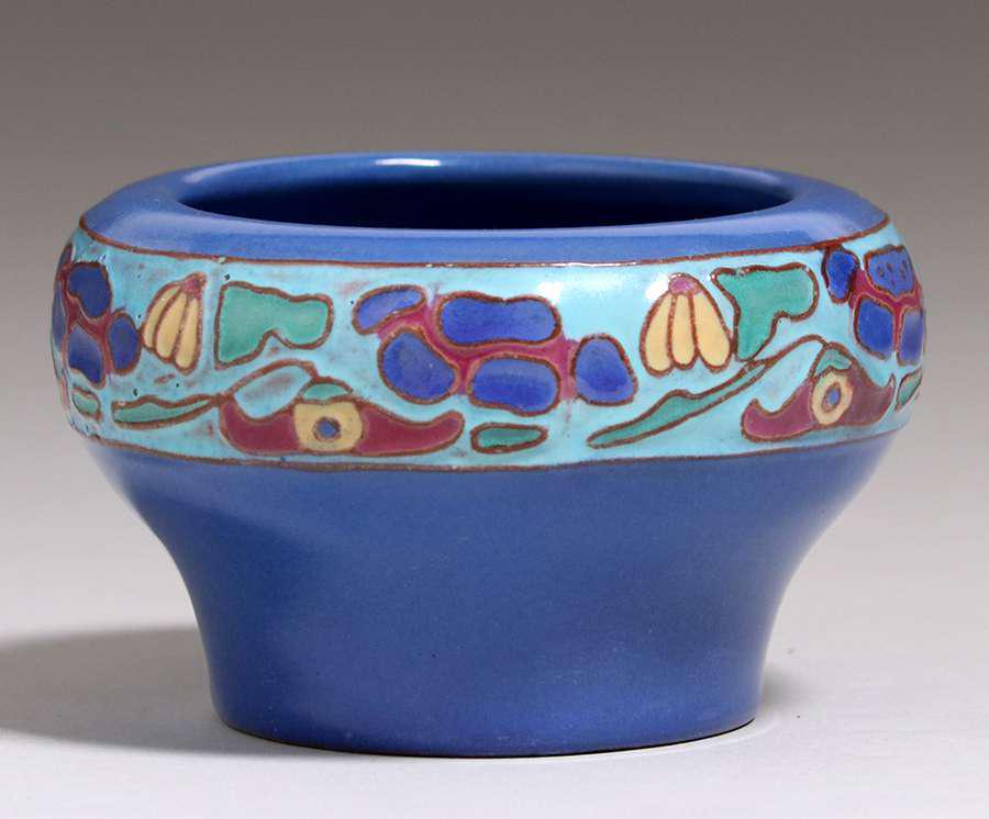 Rare California Faience Decorated Vase c1920s (1 of 3)