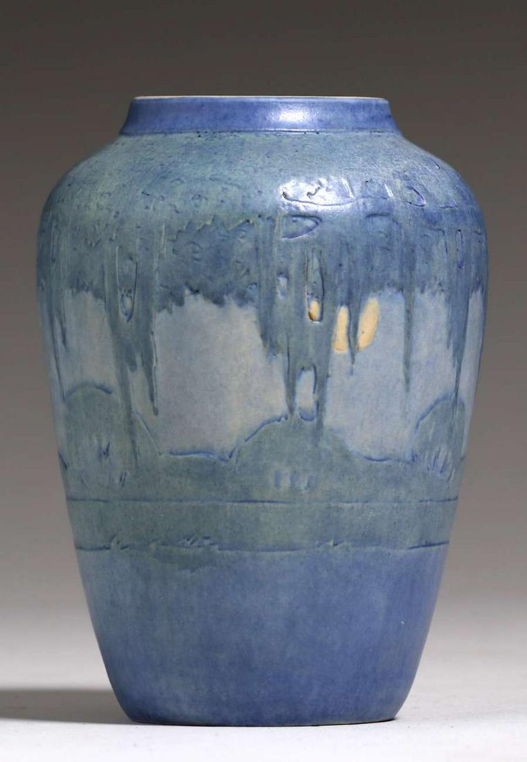 Newcomb College Scenic Vase Sadie Irvine 1920 (1 of 3)