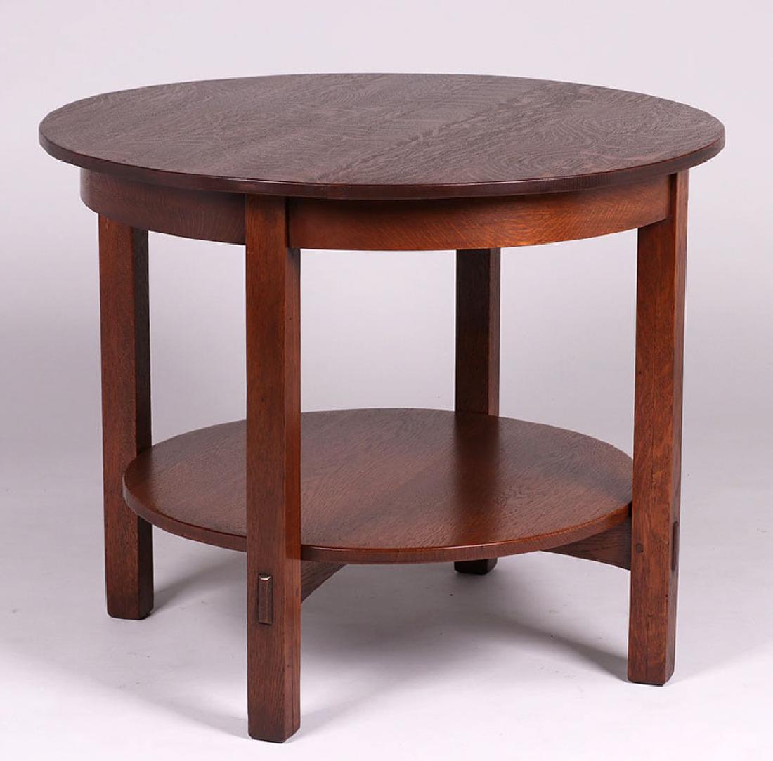 L&JG Stickley #542 Lamp Table c1910 (1 of 2)