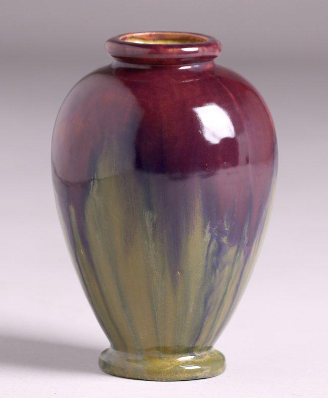 Lucille Newton Purple & Green Vase c1910 (1 of 3)