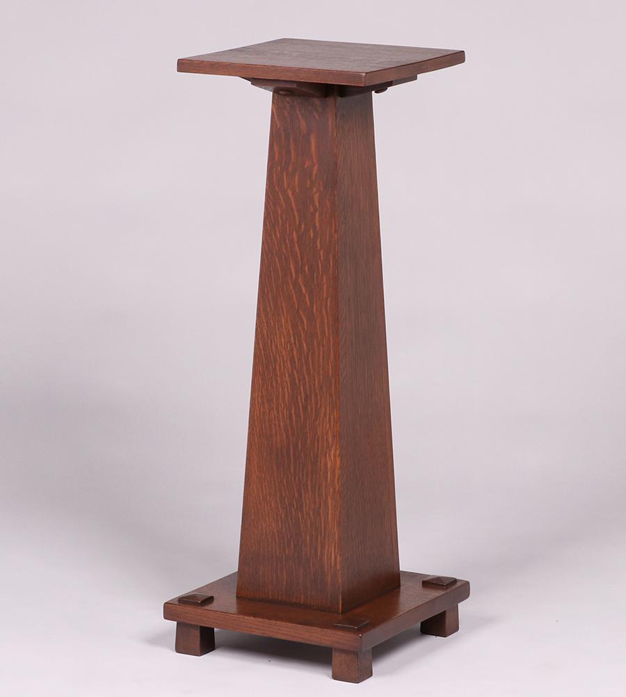 Stickley Brothers Square Pedestal c1910 (1 of 4)