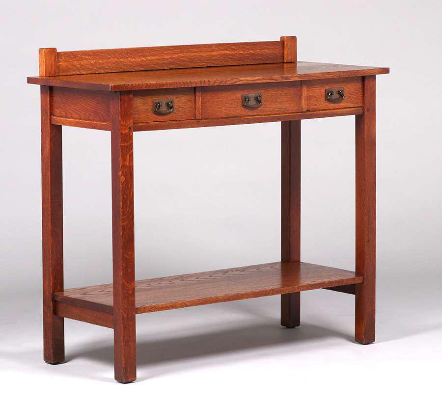 L&JG Stickley Three-Drawer Server c1910 (1 of 4)