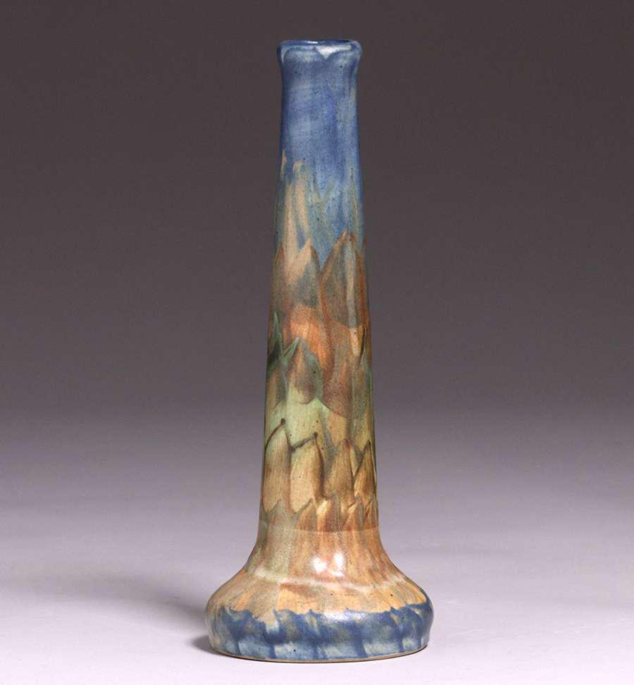 Peters & Reed Tall Chromal Glazed Vase (1 of 3)