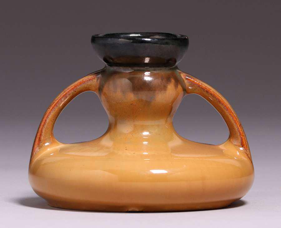 Fulper Pottery Two-Handled Candlestick c1915 (1 of 4)