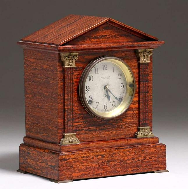 New Haven Clock Co NeoClassical Bakelite Mantle Clock Dec 14, 2019