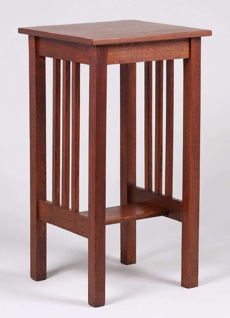 Grand Rapids Spindled Square Table c1910 (1 of 2)