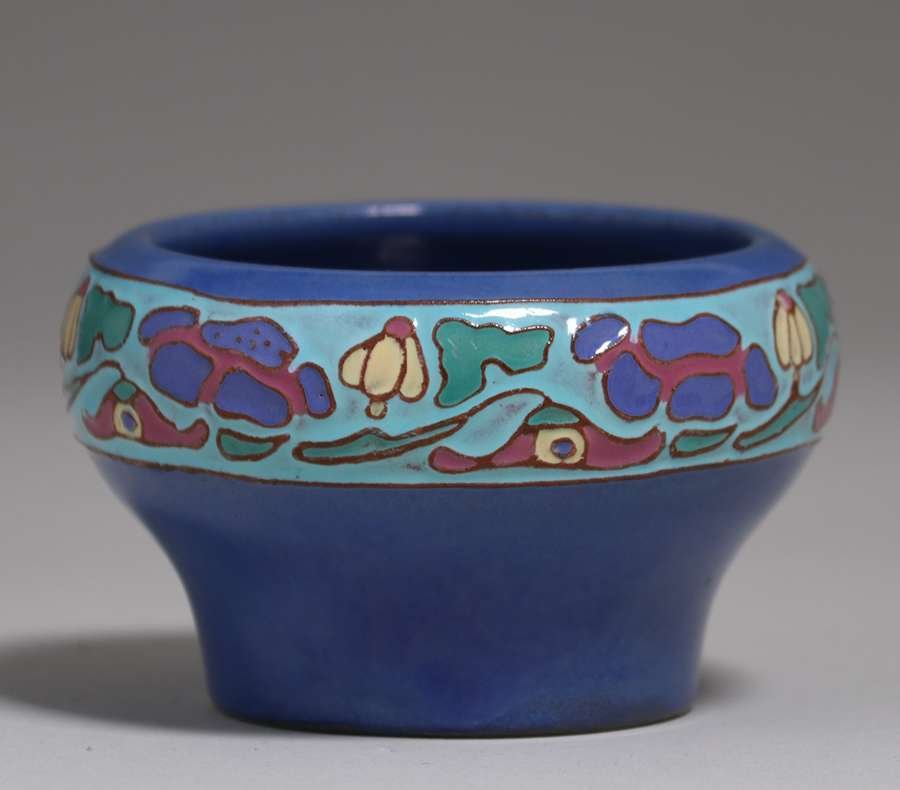 Rare California Faience Decorated Vase c1920s (1 of 4)