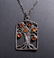 Tree-of-Life & Amber Pendant Necklace c1905