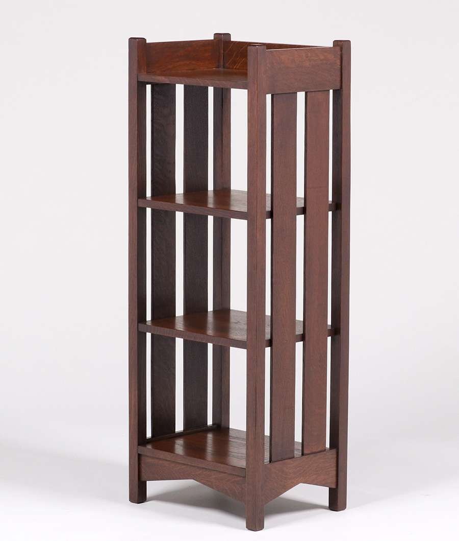 Limbert Tall #304 Magazine Stand c1910 (1 of 4)