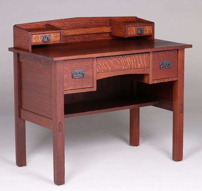 Early L&JG Stickley Onondaga Postcard Desk c1902-1904 (1 of 3)