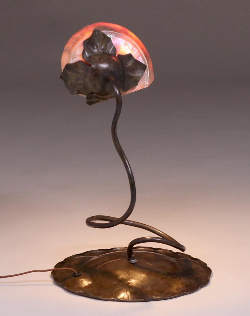 Elizabeth Burton - Frederick Lueders Shell Lamp c1908 (1 of 10)