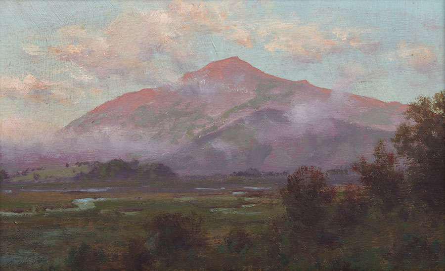 Charles Dormon Robinson Painting Mt Tamalpais (1 of 5)