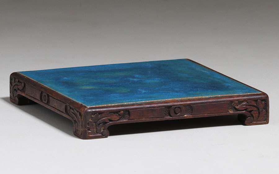 Rare Charles Rohlfs Carved Trivet Tile 1901 (1 of 6)