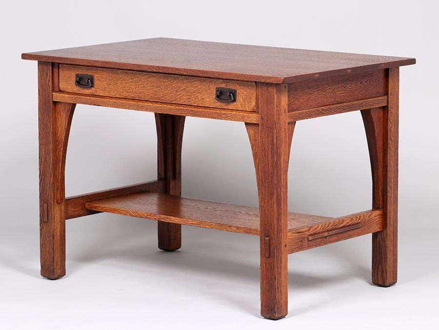 L&JG Stickley 42"w Library Table c1910 (1 of 2)