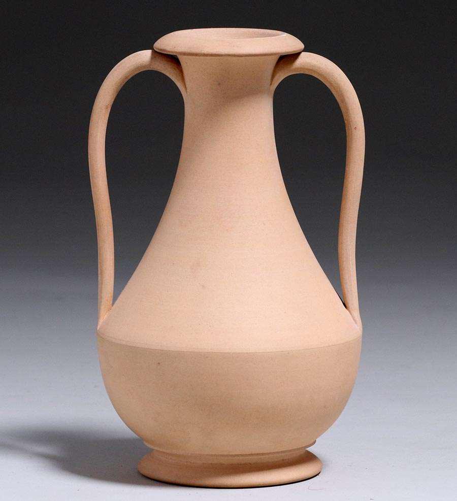 Alberhill Pottery - Robertson Two-Handled Bisque Vase (1 of 3)