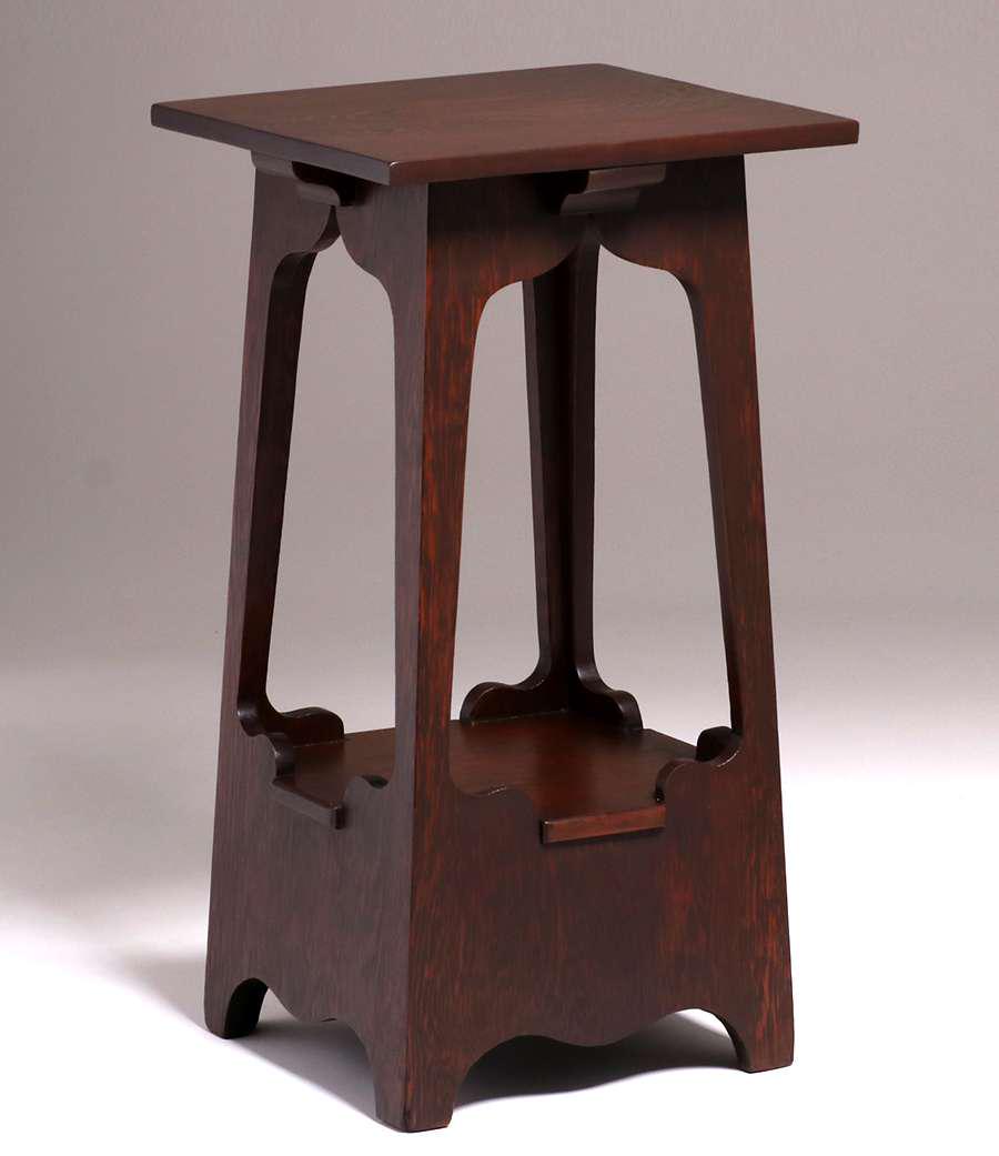 California Arts & Crafts Douglas Fir Limbert Style Lamp (1 of 4)