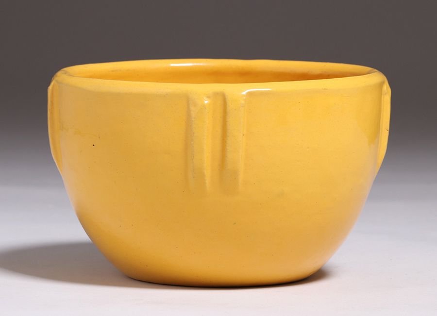 Bauer Yellow Indian Bowl c1920s - Medium Size (1 of 4)