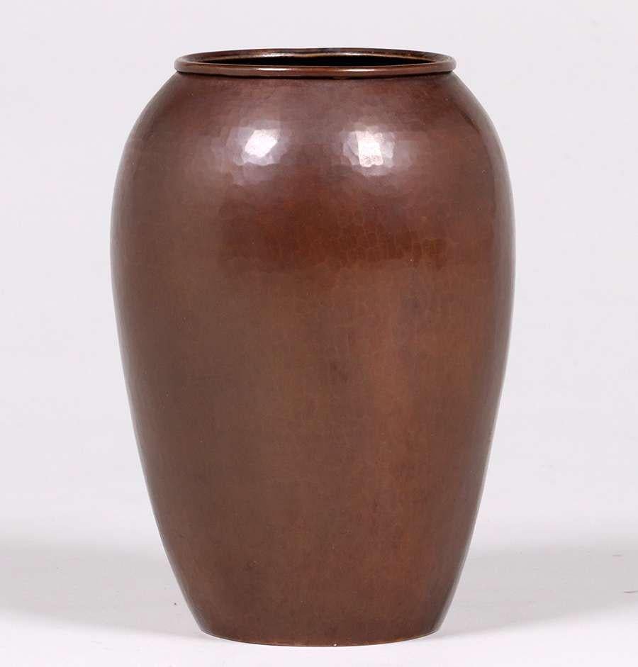 Dirk van Erp Hammered Copper Vase c1915-1920 (1 of 3)