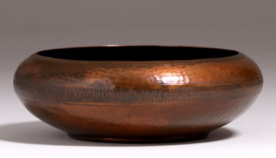 Old Mission Kopper Kraft Hammered Copper Bowl c1922-25 (1 of 3)