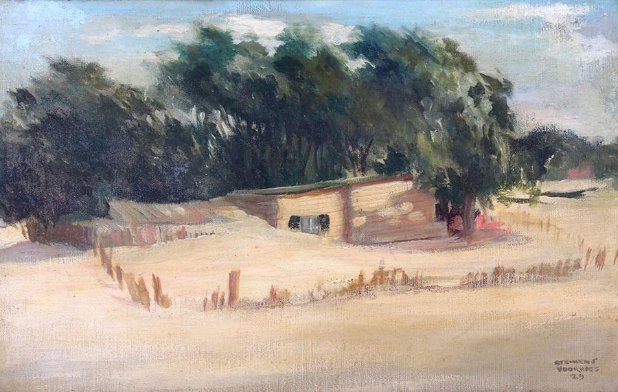 Stephen Voorhies Nassau County Painting "Barren Island" (1 of 4)