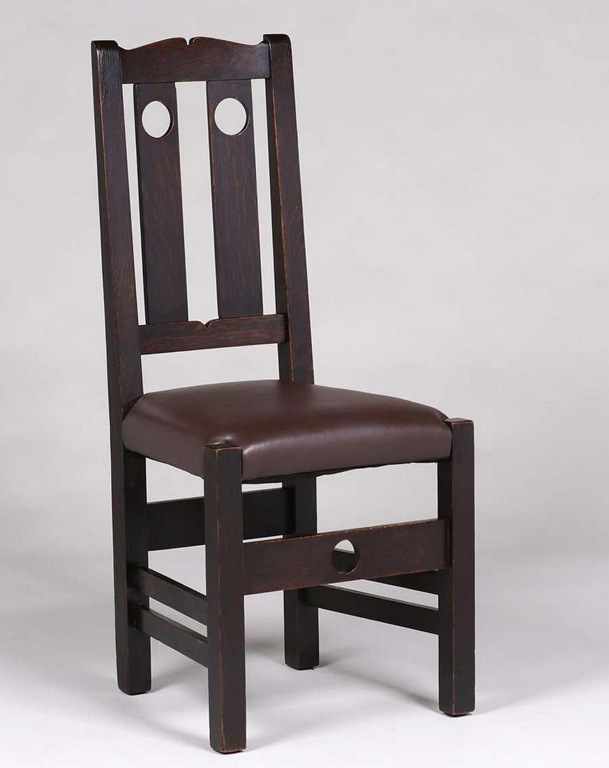 Stickley Brothers Side Chair c1910 (1 of 2)