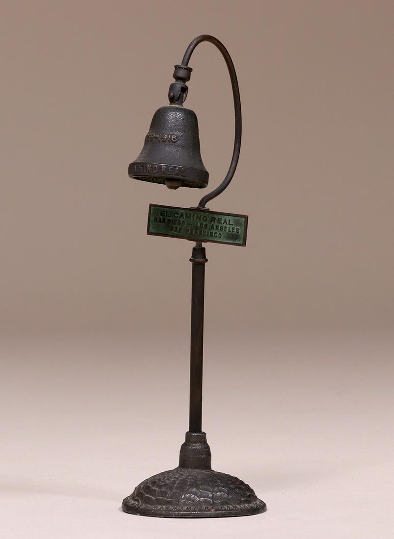 California Arts & Crafts El Camino Real Bronze Bell (1 of 5)
