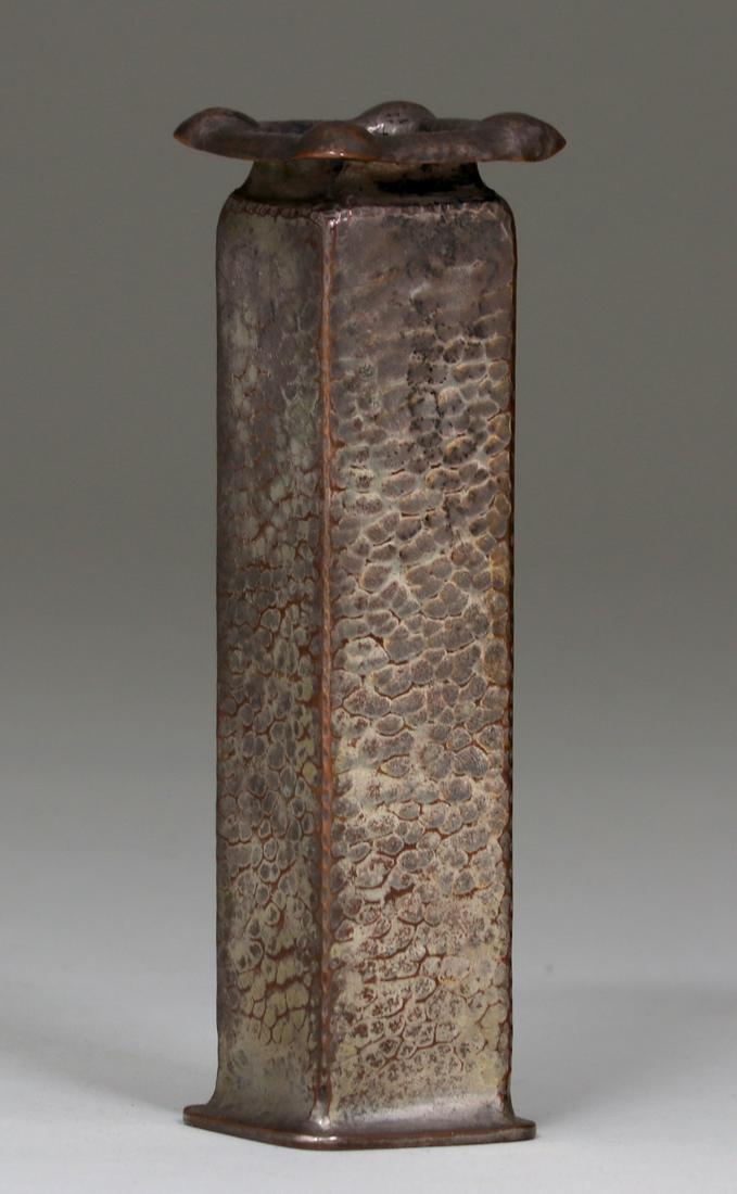 Hollywood Arts & Crafts Hammered Copper Silver Plated (1 of 4)