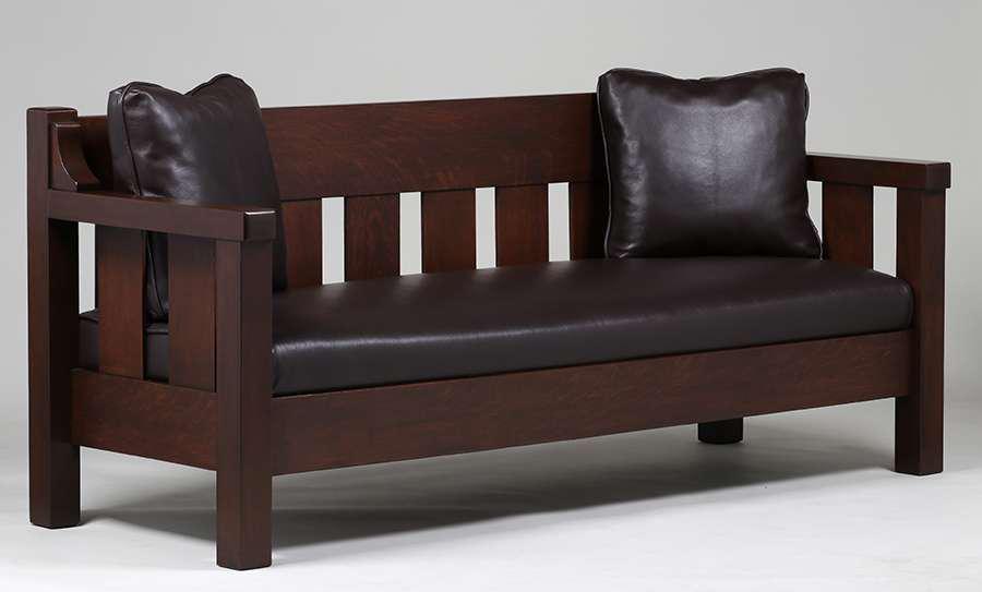 Lifetime Furniture Co Massive Bench Settle c1910 (1 of 4)
