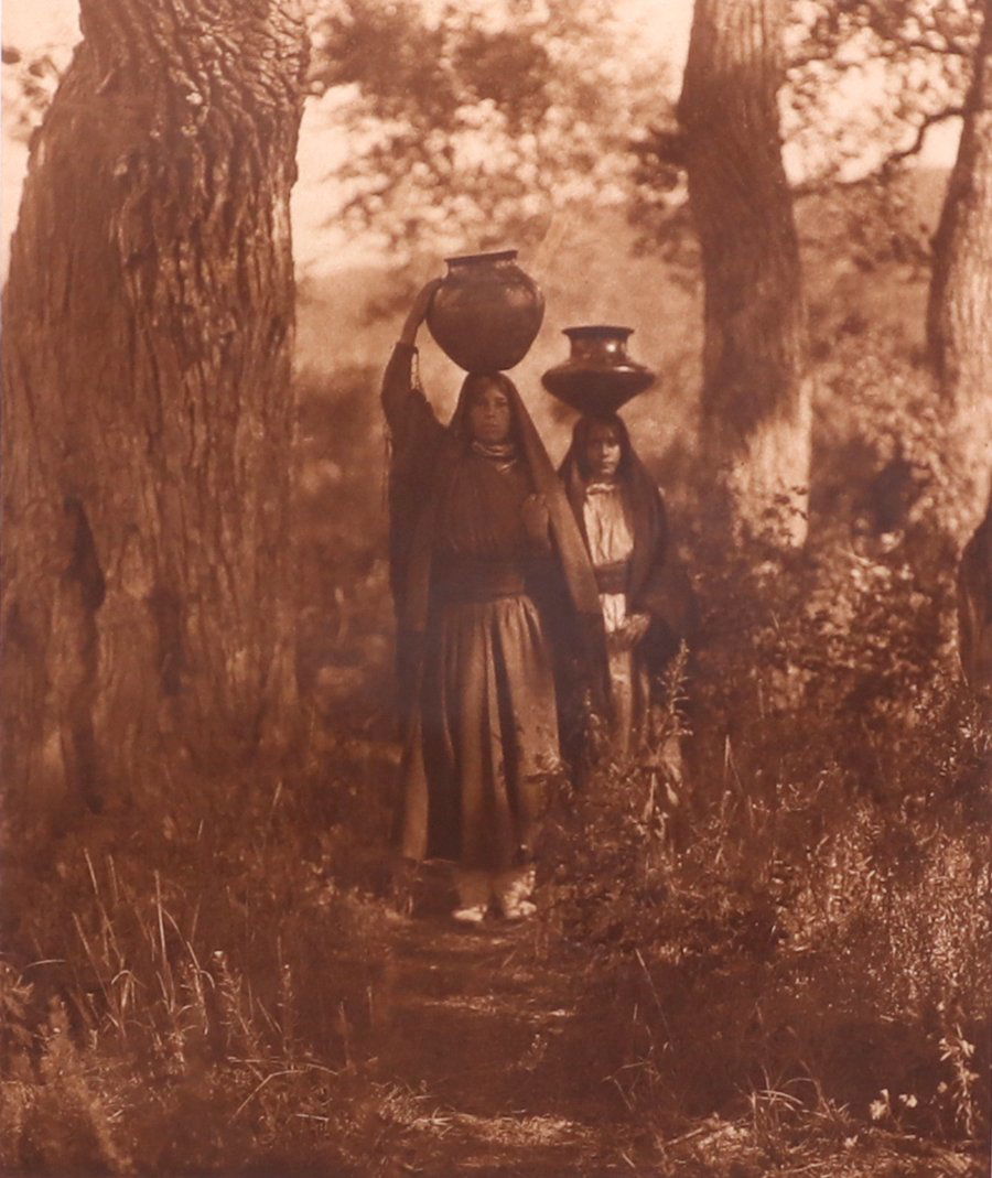 Edward Curtis Photogravure "Taos Water Girls" Re-Strike (1 of 6)