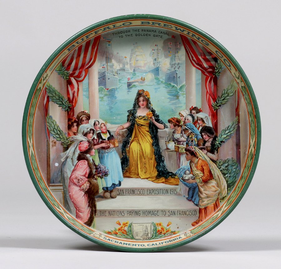 SF PPIE Buffalo Brweing Co Beer Tray 1915 (1 of 6)