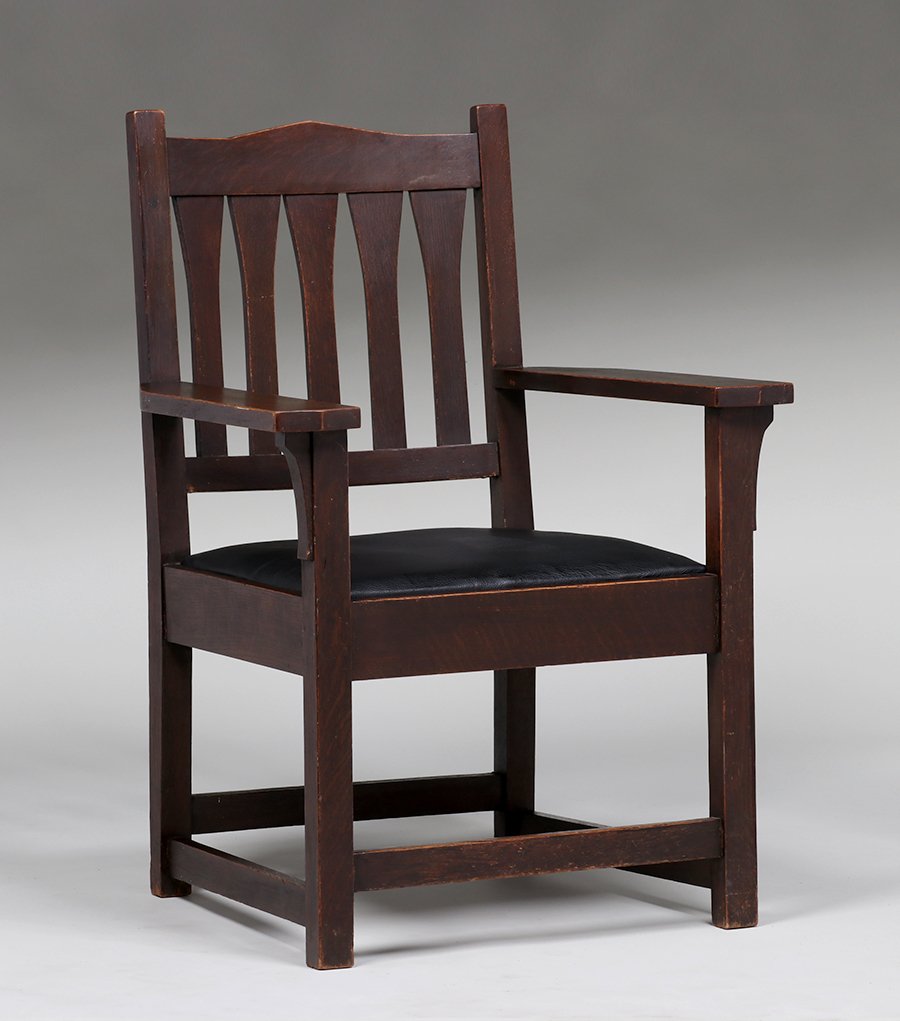 Early Gustav Stickley #2582 Armchair c1901 (1 of 4)