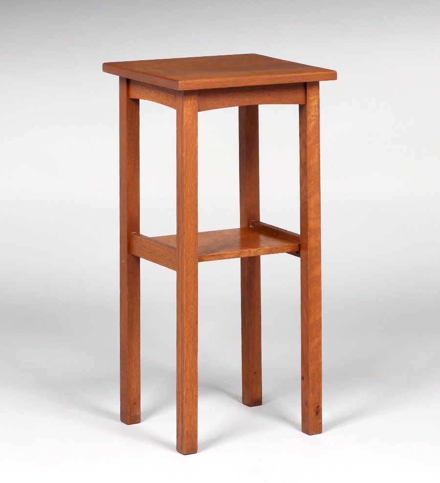 Stickley Brothers Tall Square Stand c1910 (1 of 3)