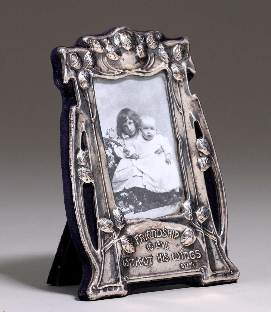 Arts & Crafts Sterling Silver Picture Frame c1905 (1 of 3)