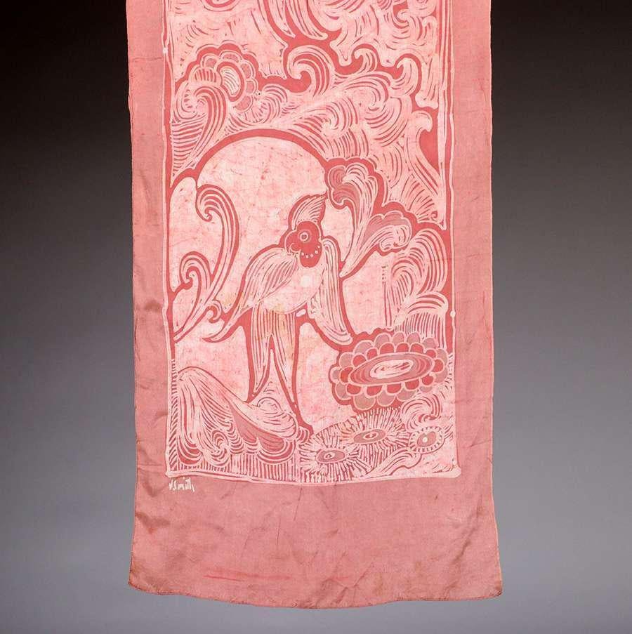 WPA Boston Society of Arts & Crafts Silk Batik c1930s (1 of 5)