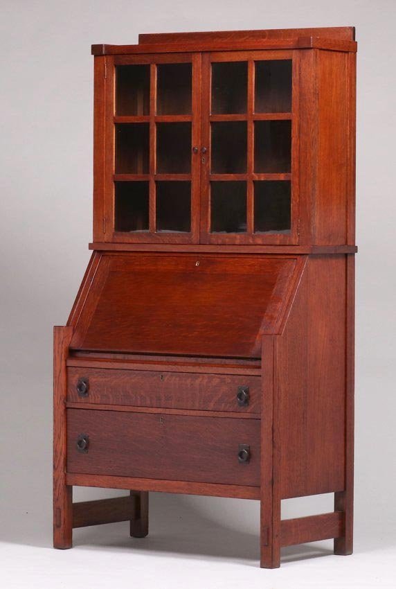 Lifetime Furniture Co Dropfront Secretary Desk c1910 (1 of 5)