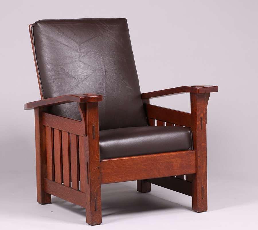 Quaint Art Furniture Co Bentarm Morris Chair c1910 (1 of 3)